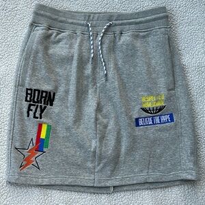 Born Fly Patch Skirt, Size medium